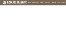 Tablet Screenshot of daizen.com
